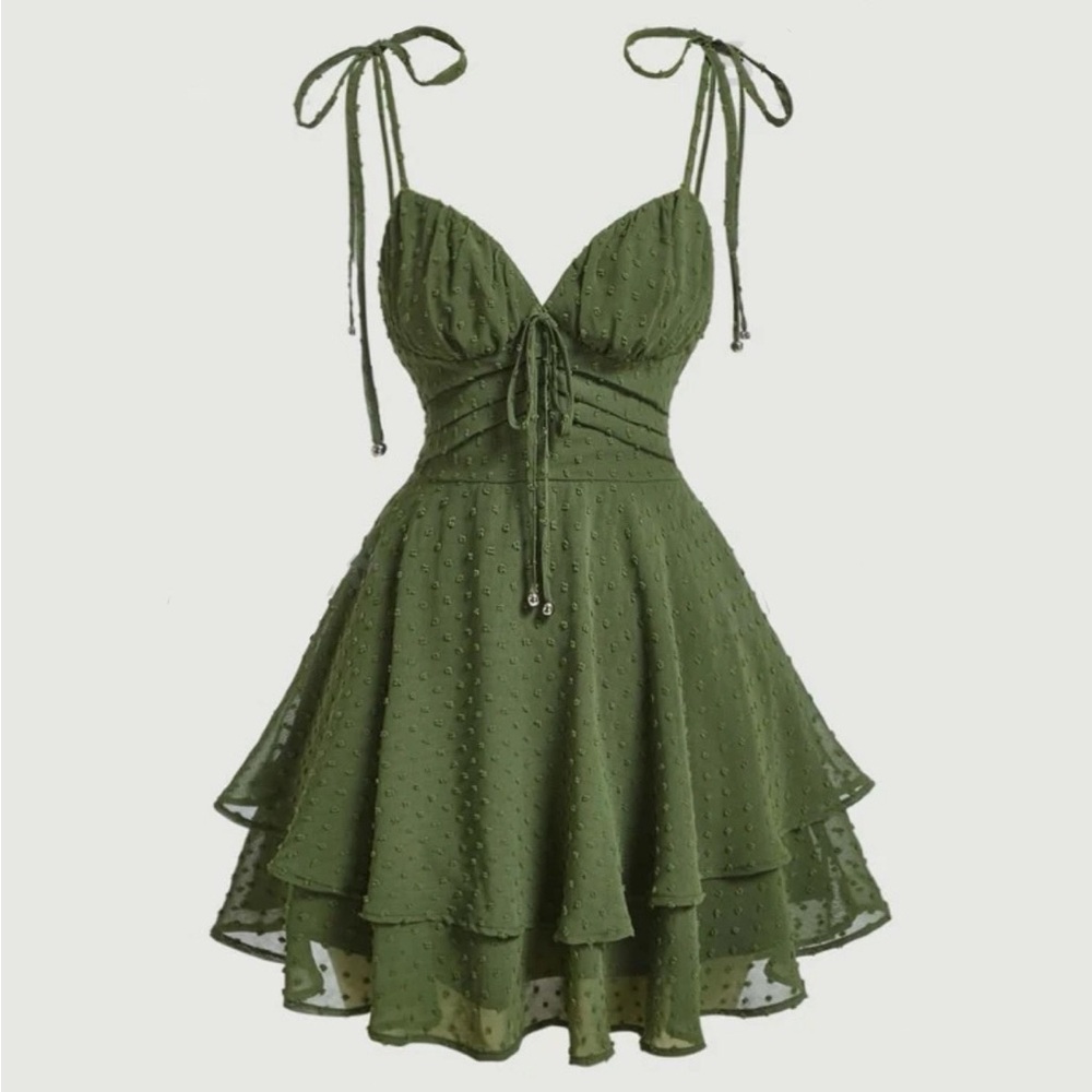 Army green sundress